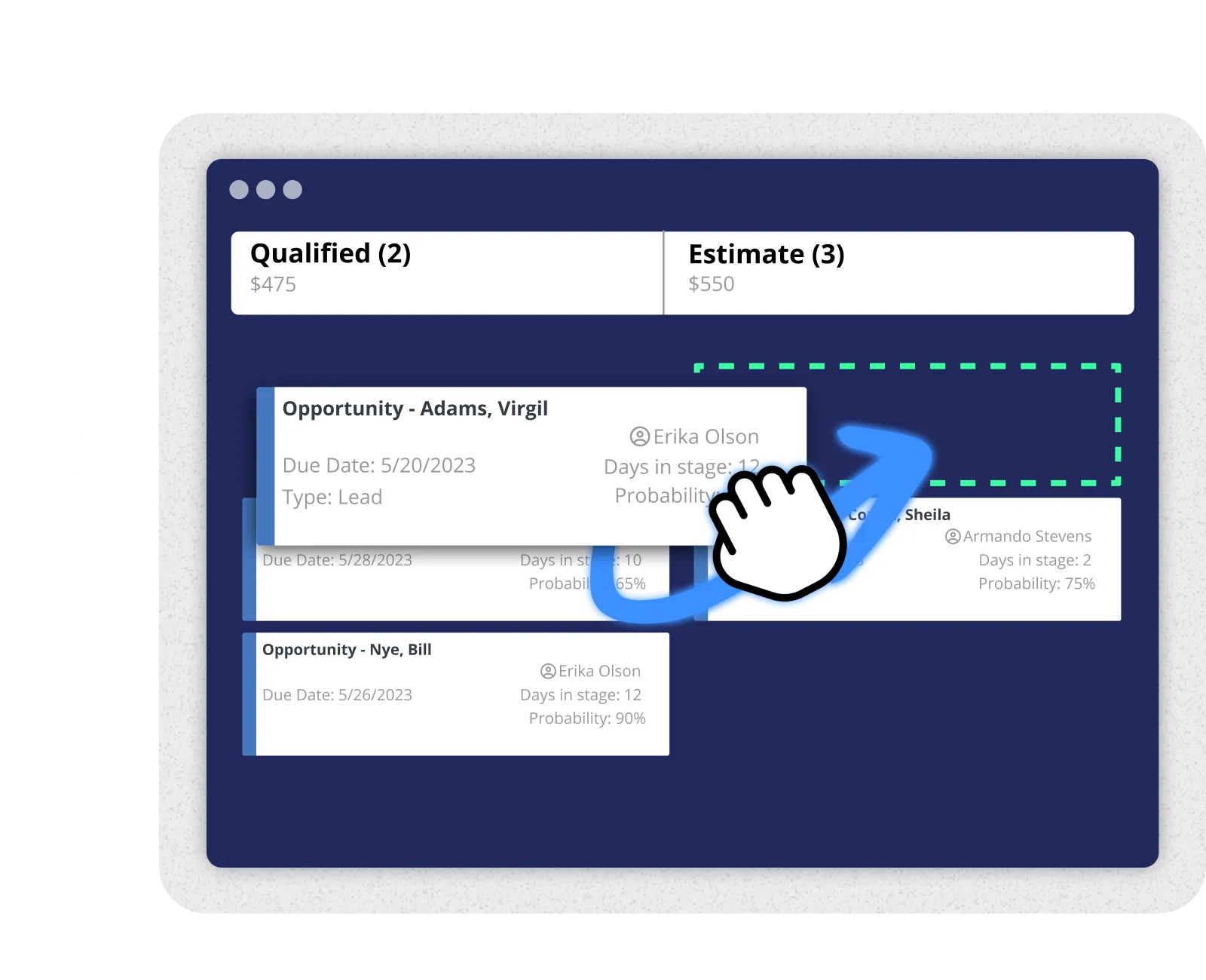 Manage leads in ServiceMonster